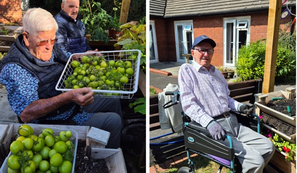 Sun shines as Mayor opens new courtyard at Halcyon House