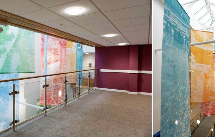 Jacquards on display at Fern House, Bingley BD16 4FA
